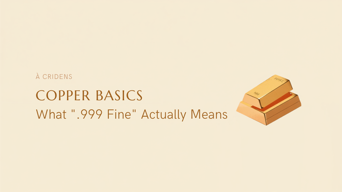 Global Copper article cover: what .999 fine means on a copper bar